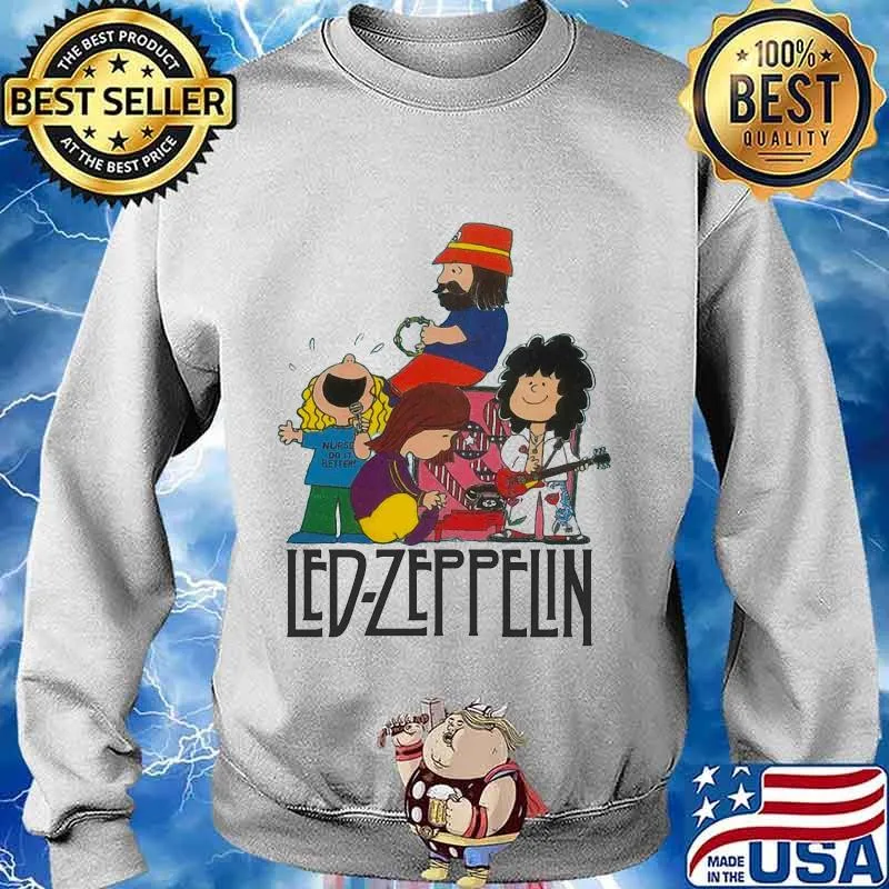 Led zeppelin band the peanuts s Sweater