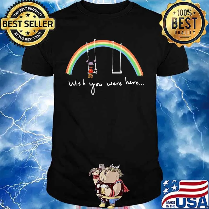 Lgbt rainbow mickey mouse wish you were here shirt