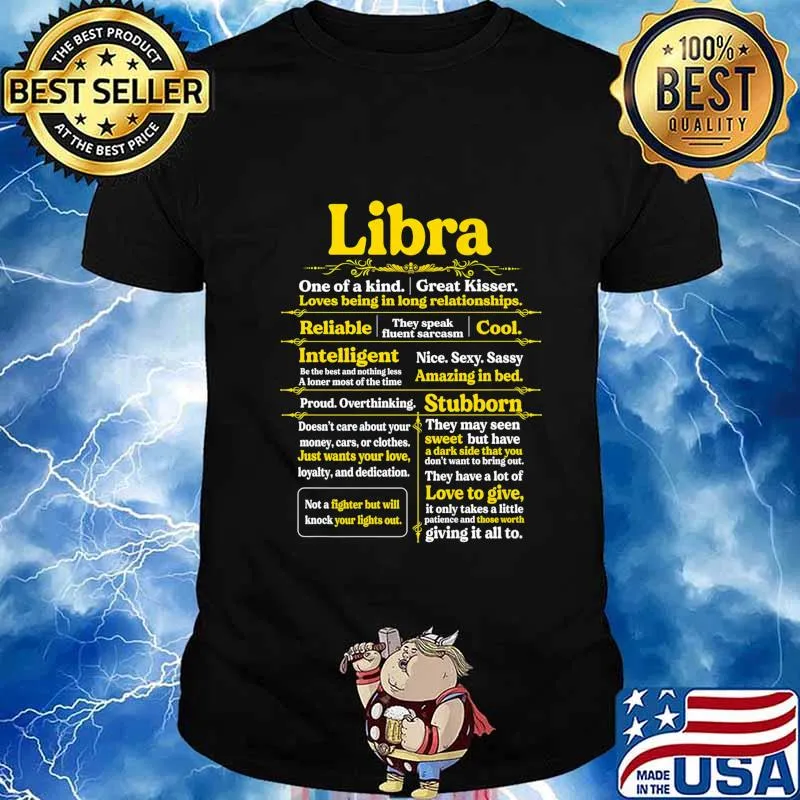 Libra Girl One Of A Kind Birthday Gift For Woman Funny Premium T-Shirt