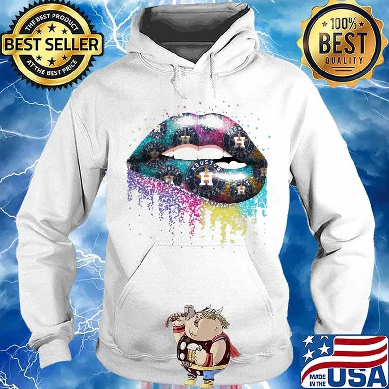 Lips houston astros baseball s Hoodie