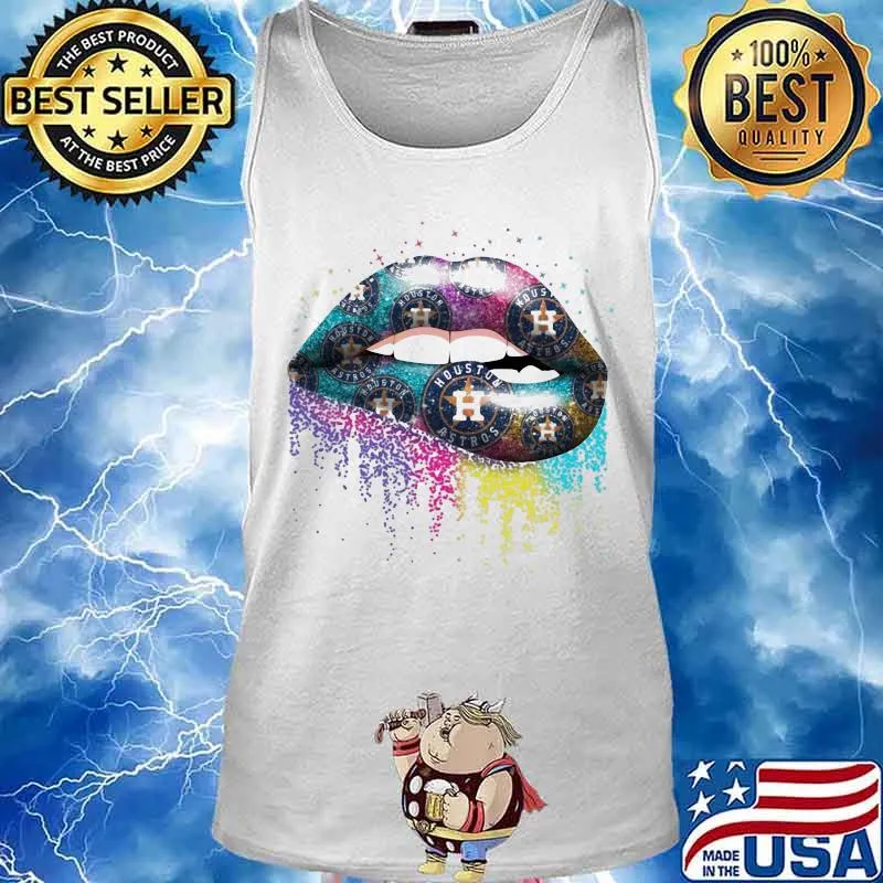 Lips houston astros baseball s Tank top