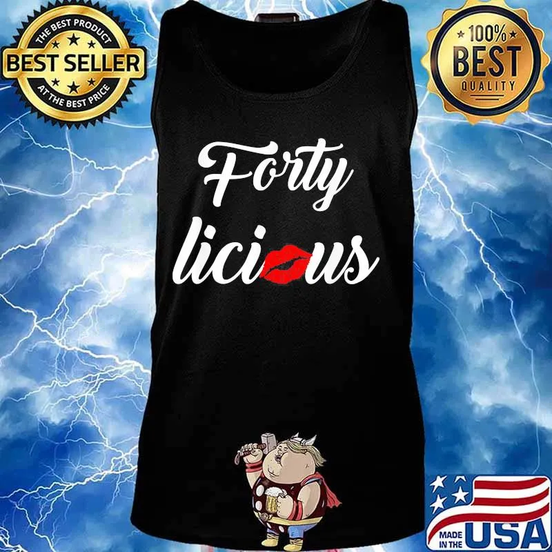 Lips kiss forty licious s Tank top