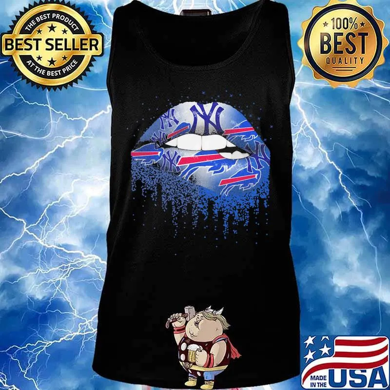 Lips new york yankees buffalo bills s Tank top