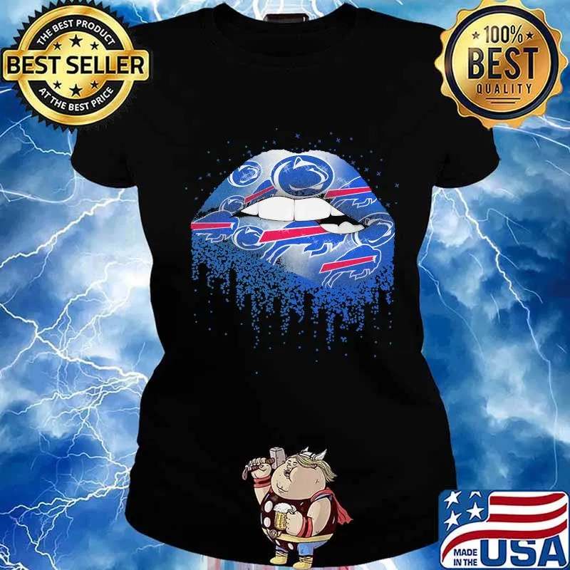 Lips penn state buffalo bills s Ladies tee
