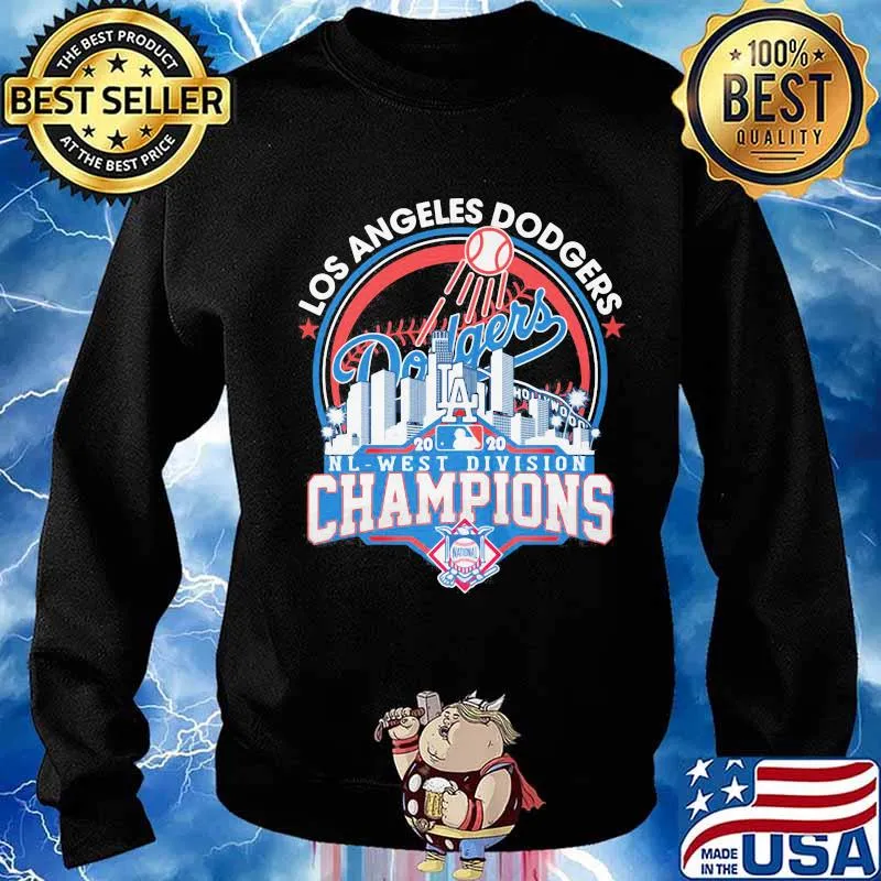 Los angeles dodgers 2020 nl west division champions s Sweater