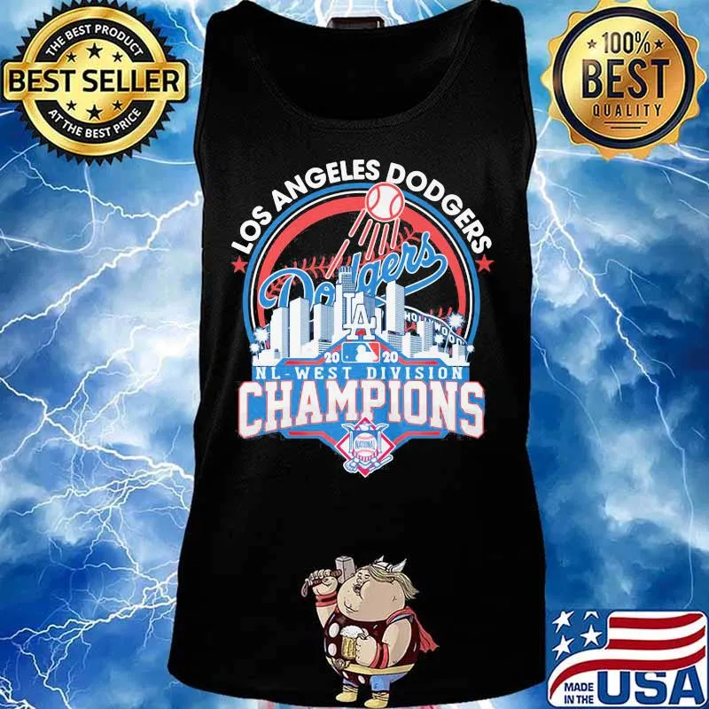 Los angeles dodgers 2020 nl west division champions s Tank top
