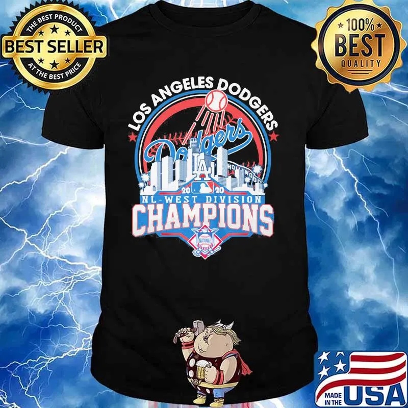 Los angeles dodgers 2020 nl west division champions shirt