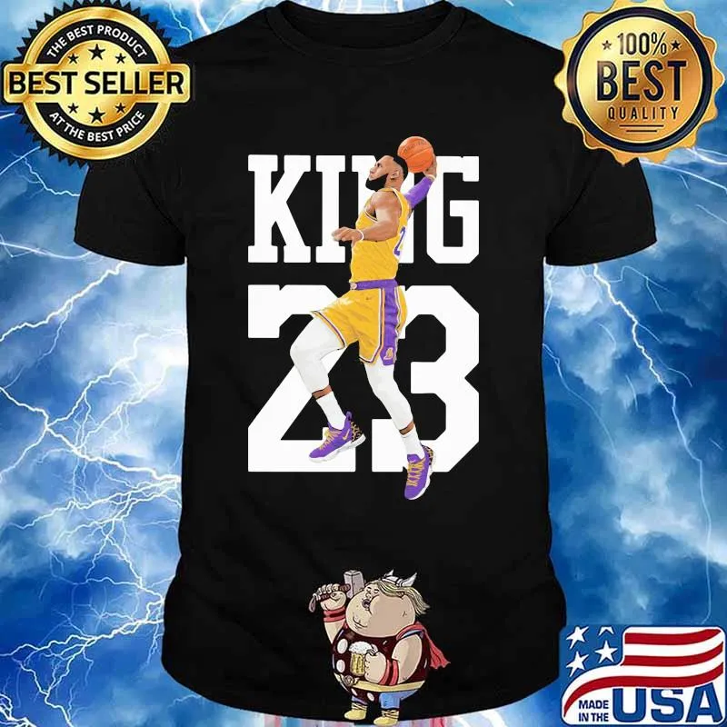 Los angeles lakers 23 lebron james king shirt