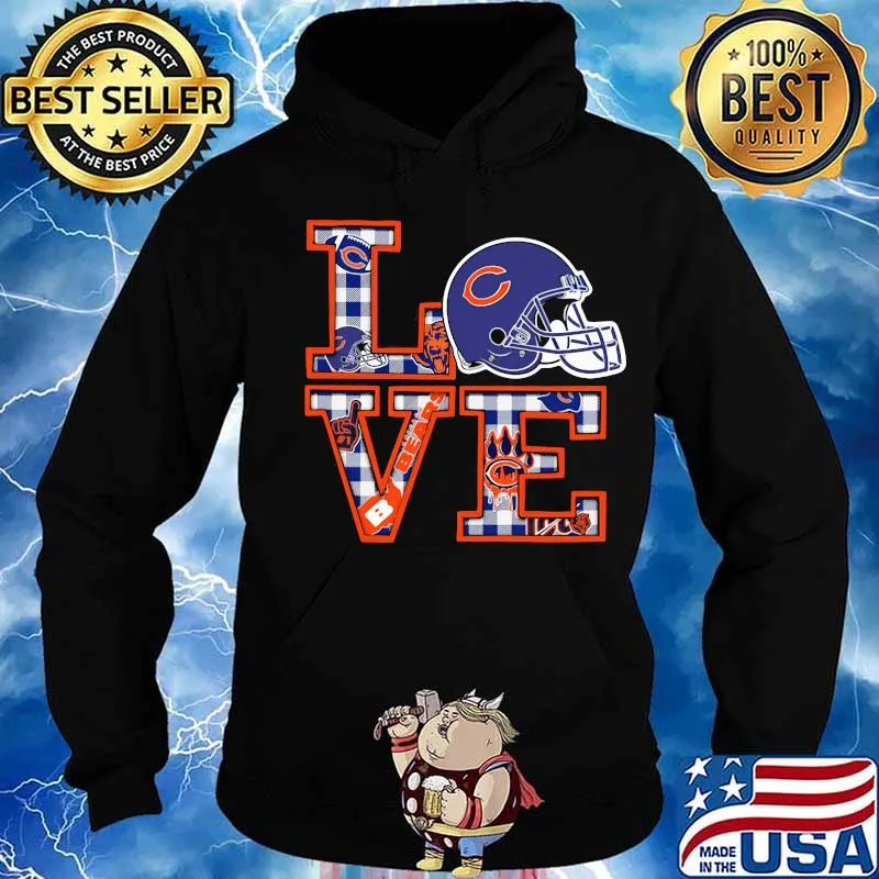 Love chicago bears football s Hoodie