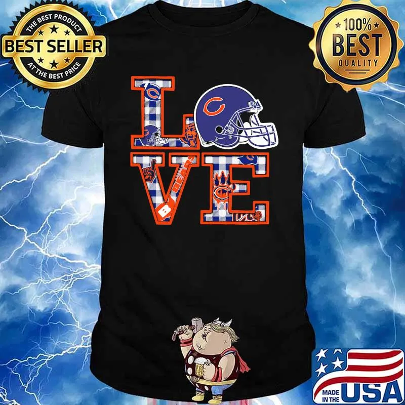 Love chicago bears football shirt