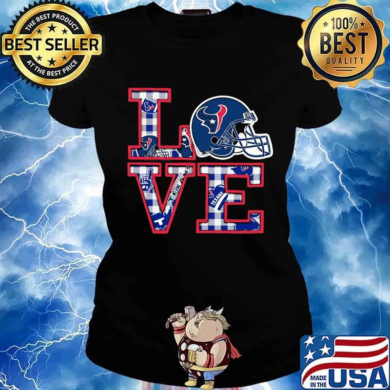 Love houston texas football america s Ladies tee