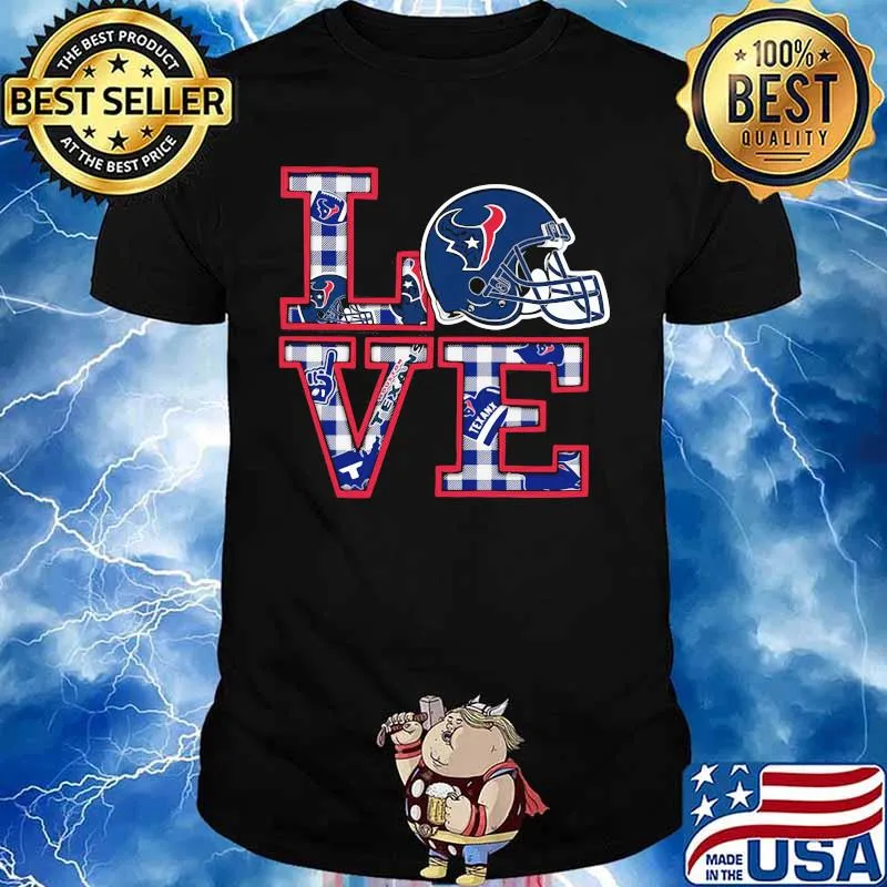Love houston texas football america shirt