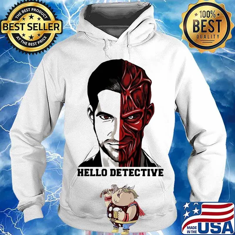 Lucifer desenho hello detective s Hoodie