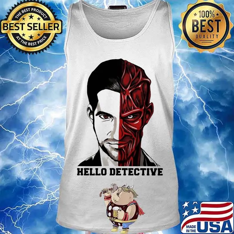 Lucifer desenho hello detective s Tank top