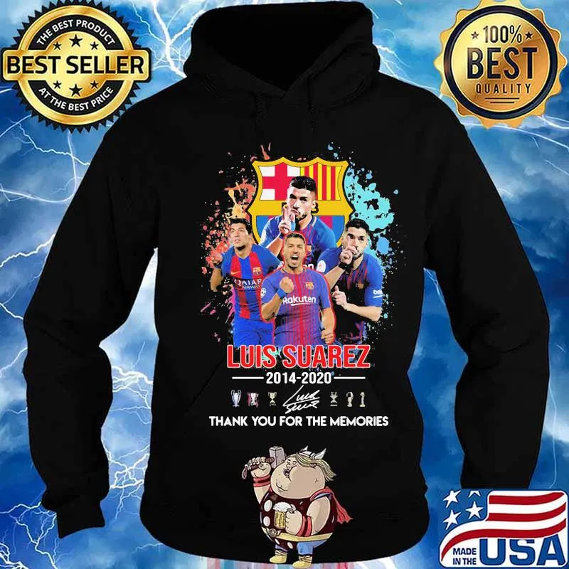Luis suarez 2014 2020 thank you for the memories signature s Hoodie