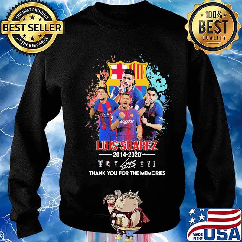 Luis suarez 2014 2020 thank you for the memories signature s Sweater