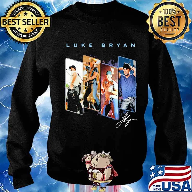 Luke bryan singer signature vintage s Sweater