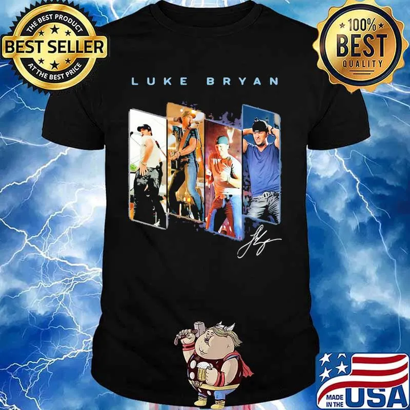 Luke bryan singer signature vintage shirt