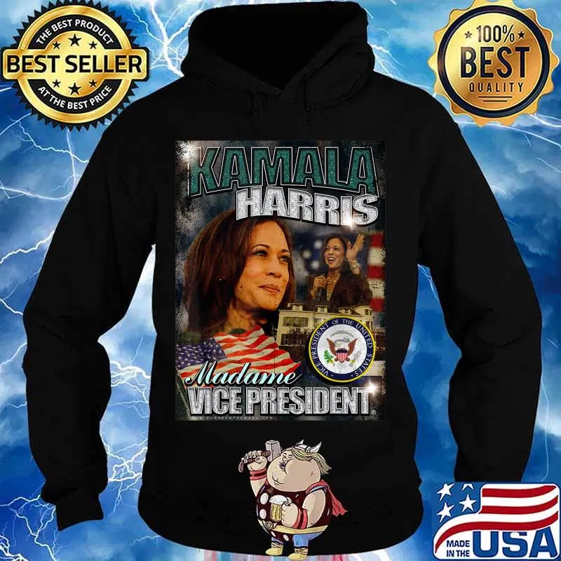 Madame Vice President - Kamala Harris T-Shirt Hoodie