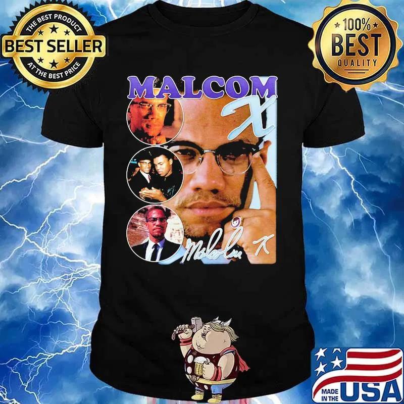 Malcolm x actor signature shirt