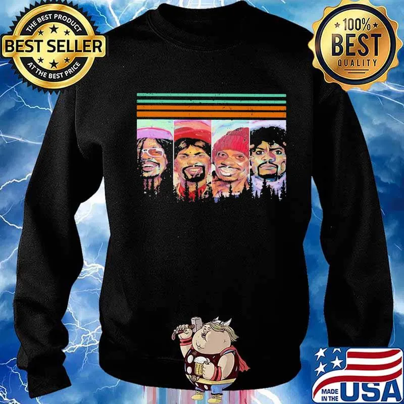 Many faces of dave chappelle members vintage s Sweater
