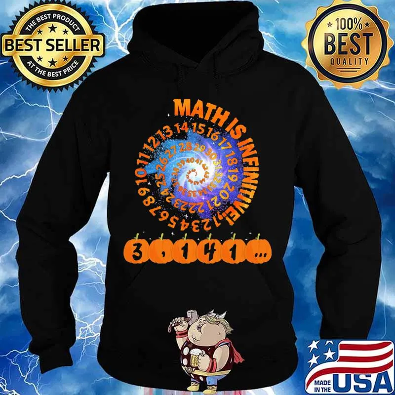 Math is infinitive 3,14 number halloween school s Hoodie