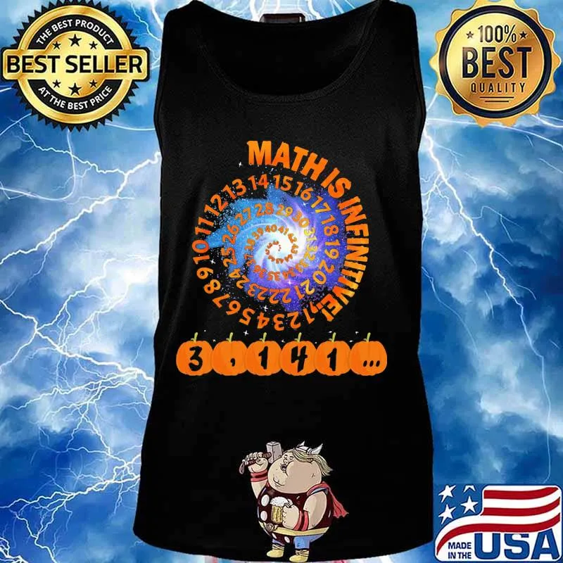 Math is infinitive 3,14 number halloween school s Tank top