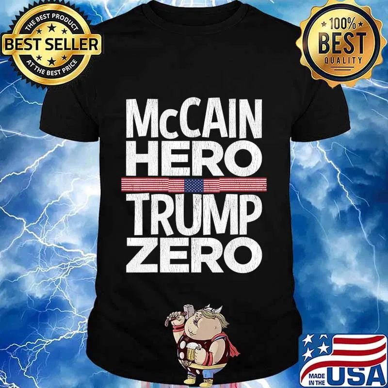 McCain Hero - Trump Zero Veterans Are Not Suckers Or Losers T-Shirt