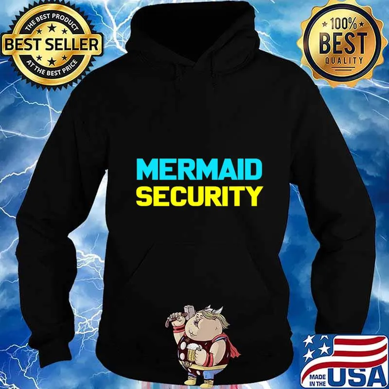 Mermaid Halloween Costume Shirt Mermaid Security T-Shirt Hoodie