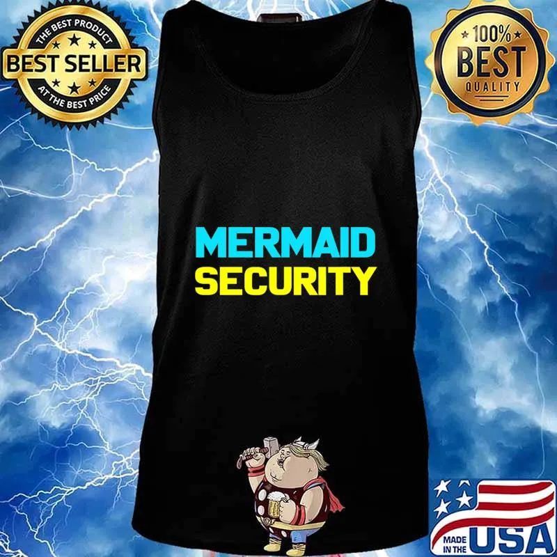 Mermaid Halloween Costume Shirt Mermaid Security T-Shirt Tank top