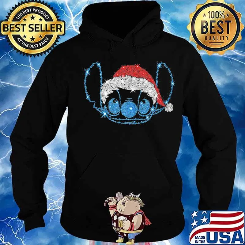 Merry christmas stitch diamond s Hoodie