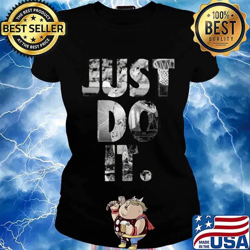 Michael jordan 23 chicago bulls basketball just do it s Ladies tee