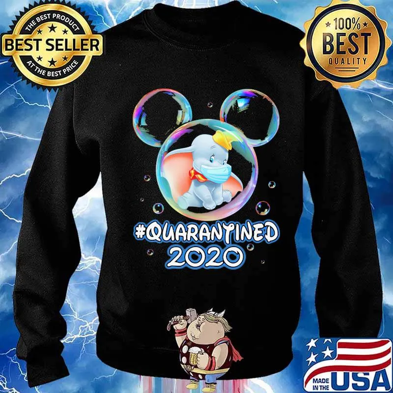 Mickey mouse dumbo wear mask quarantined 2020 s Sweater