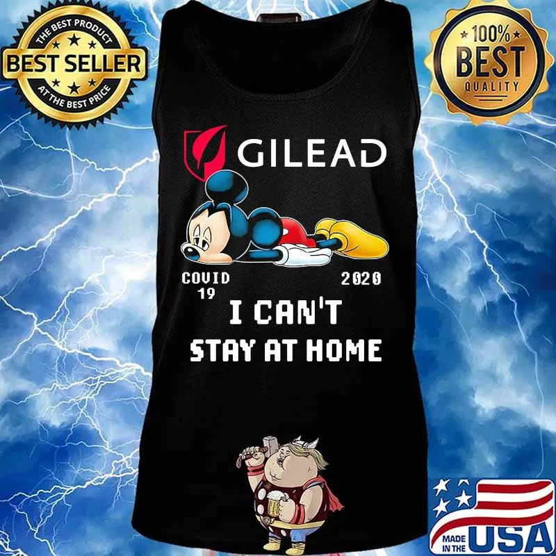Mickey mouse gilead i can't stay at home covid-19 2020 s Tank top