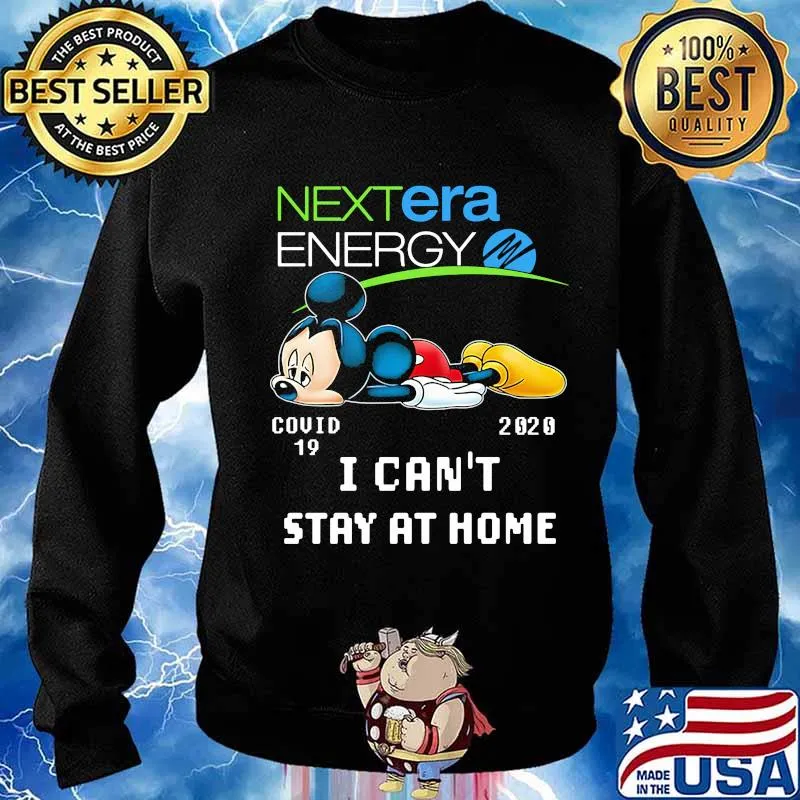 Mickey mouse nextera energy i can't stay at home covid-19 2020 s Sweater