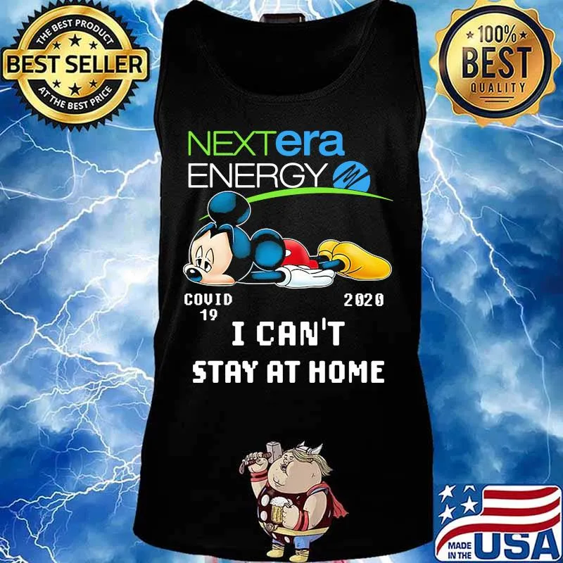 Mickey mouse nextera energy i can't stay at home covid-19 2020 s Tank top