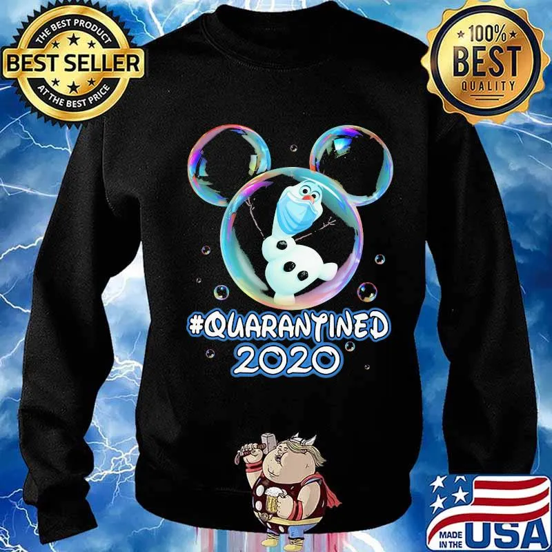 Mickey mouse olaf wear mask quarantined 2020 s Sweater