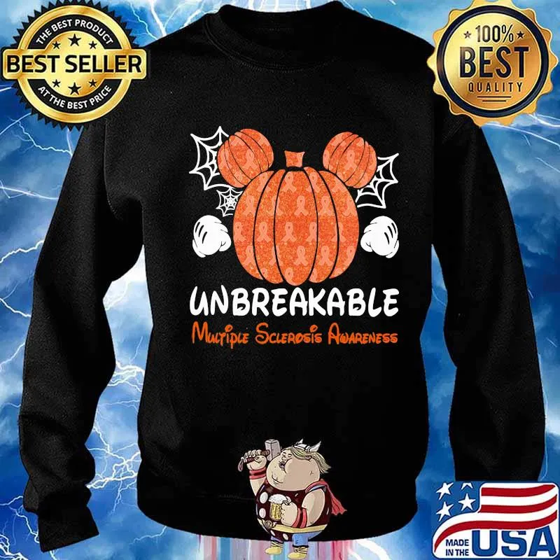 Mickey mouse pumpkin unbreakable multiple sclerosis awareness s Sweater