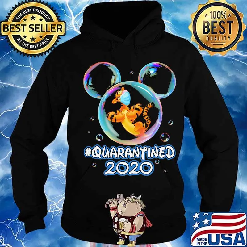 Mickey mouse tigger wear mask quarantined 2020 s Hoodie