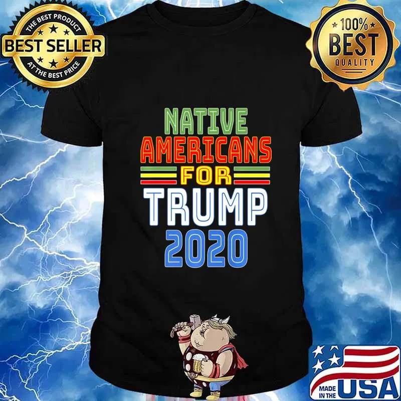 Native Americans For Trump 2020 Pro Trump Indigenous People Premium T-Shirt