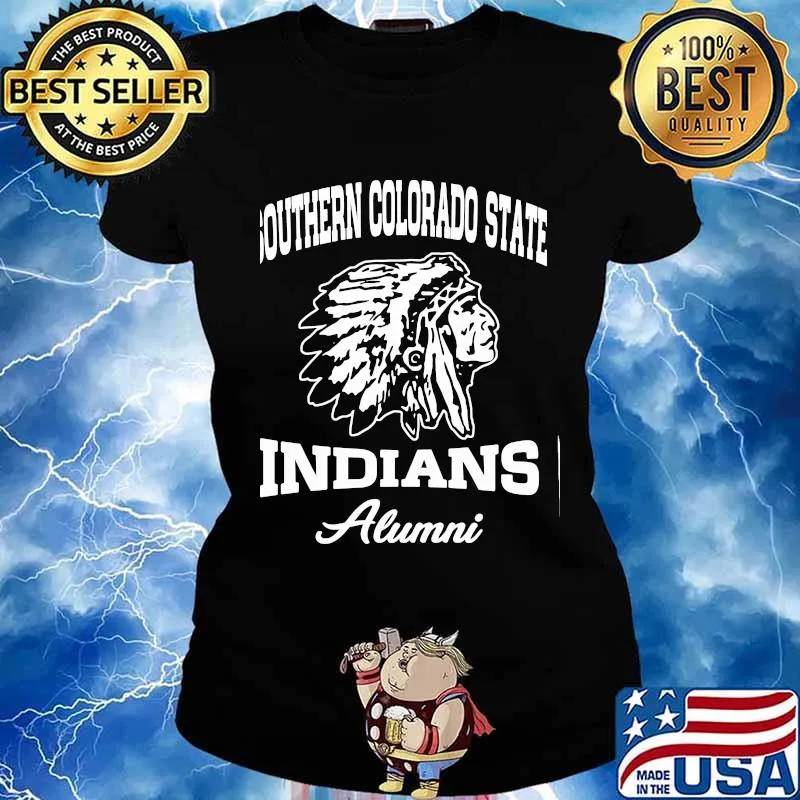 Native southern colorado state indians alumni s Ladies tee