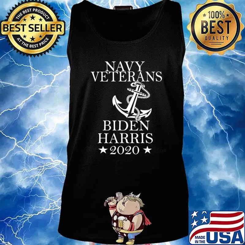 Navy Veterans Vote for Biden Harris 2020 T-Shirt Tank top