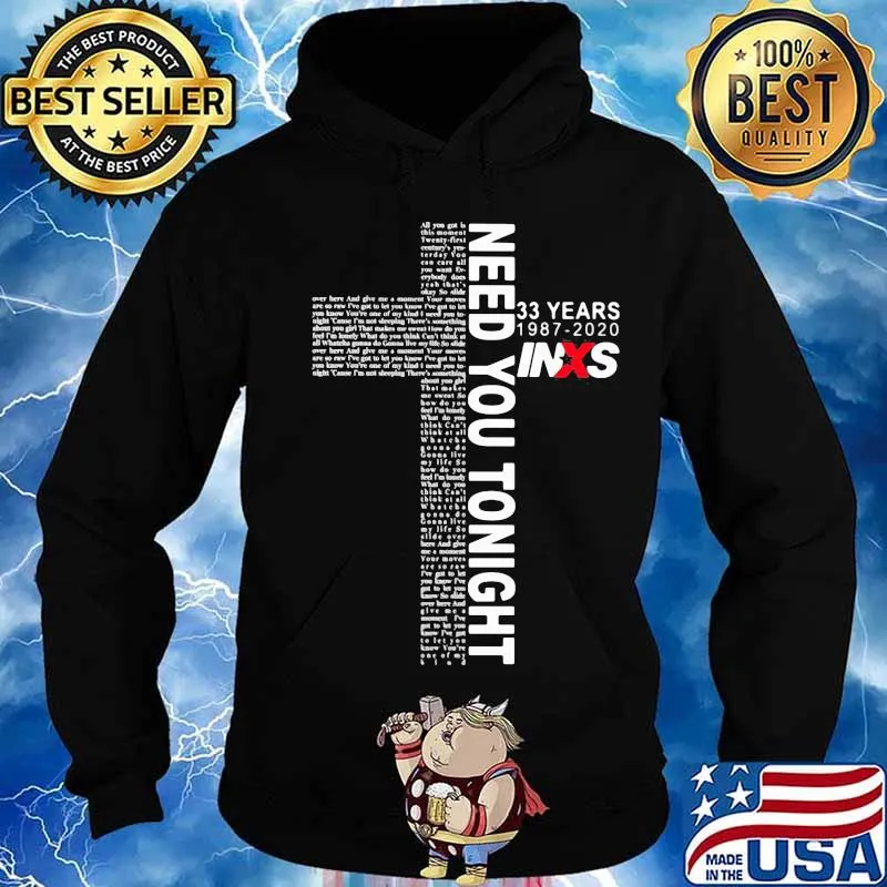 Need you tonight 33 years 1987 2020 inxs s Hoodie