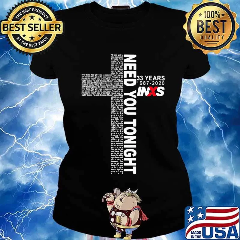 Need you tonight 33 years 1987 2020 inxs s Ladies tee