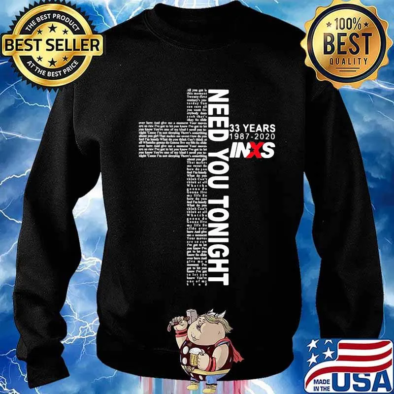 Need you tonight 33 years 1987 2020 inxs s Sweater