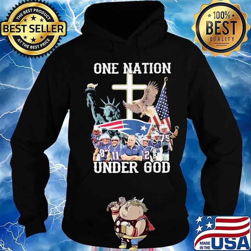 New england patriots one nation under god s Hoodie