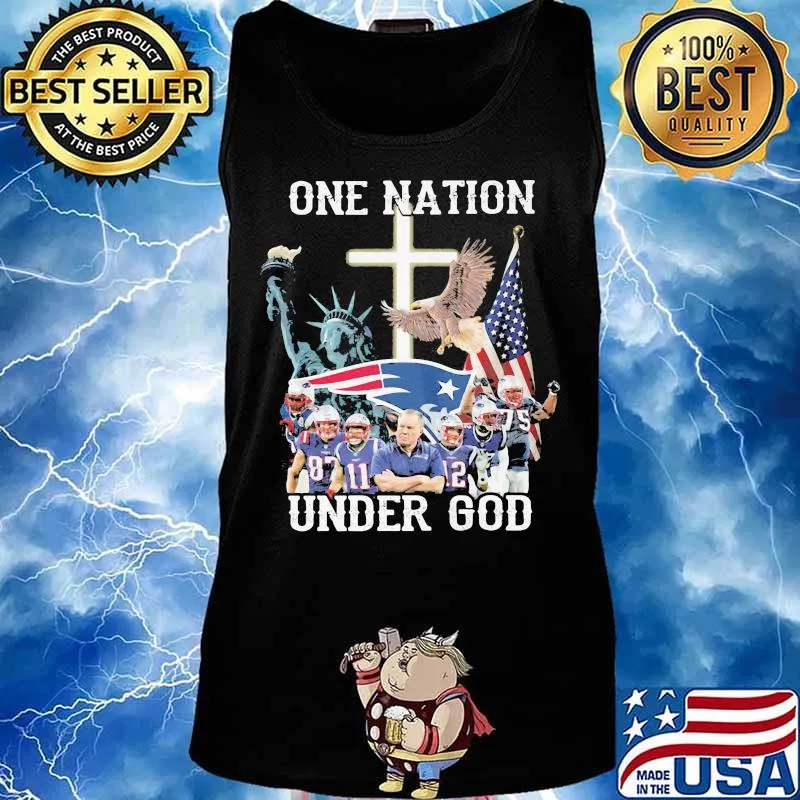New england patriots one nation under god s Tank top