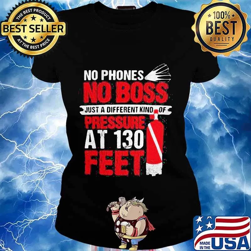 No phones no boss just a different kind of pressure at 130 feet s Ladies tee