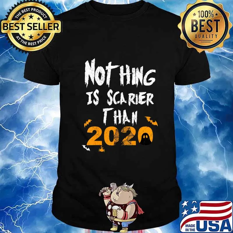 Nothing Scarier Than 2020 Funny Ghost Halloween Costume T-Shirt