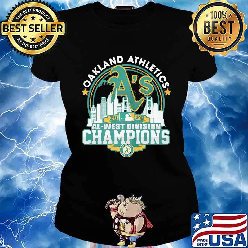 Oakland athletics 2020 al west division champions s Ladies tee